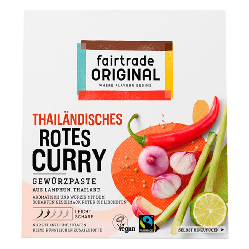 Fairtrade Original Thailändisches Rotes Curry 70g